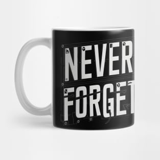 vintage never forget Mug